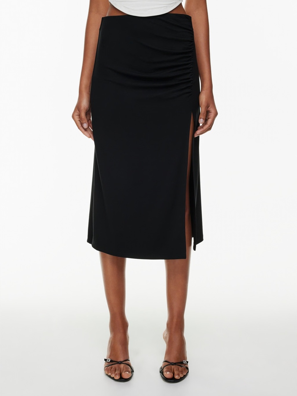 Wilfred Aritzia Vespa Skirt -Burgundy